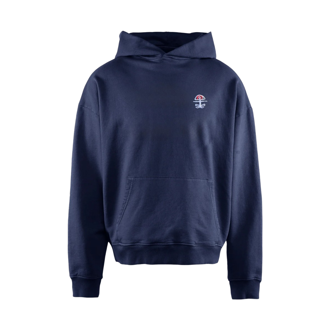 디스트릭트 비전 캘리포니아 코튼 후드 차크라 네이비(District Vision California Cotton Hoodie Chakra Navy)