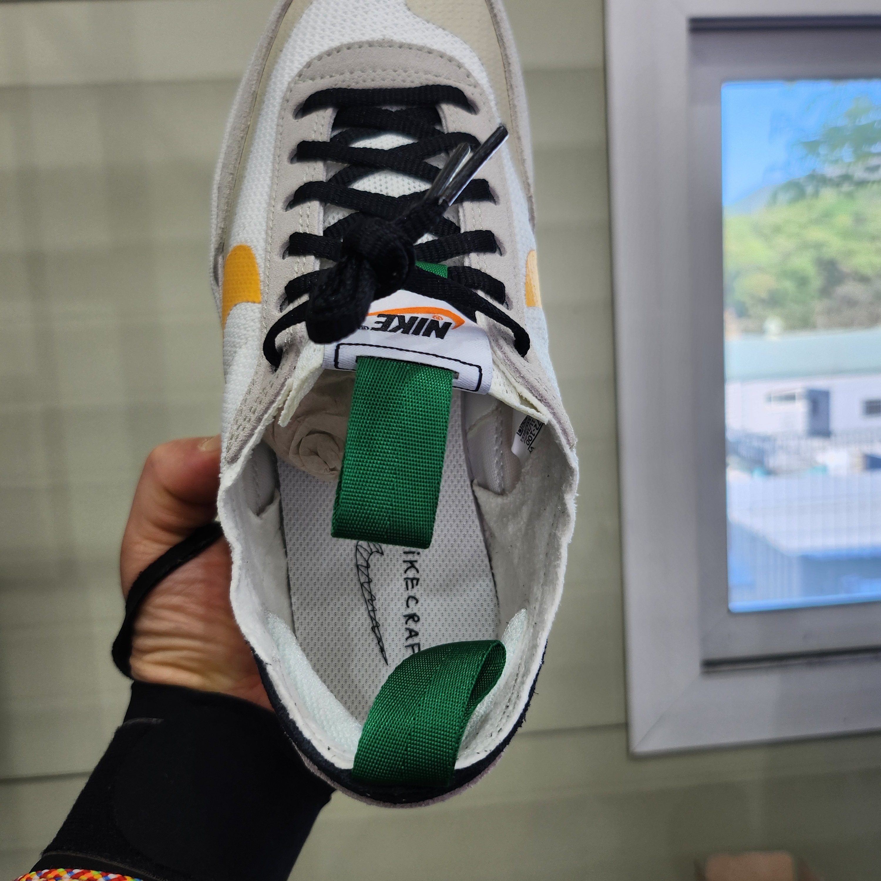 Nike x Tom Sachs General Purpose Shoe Pine Green University Gold 착용 스타일 - 2