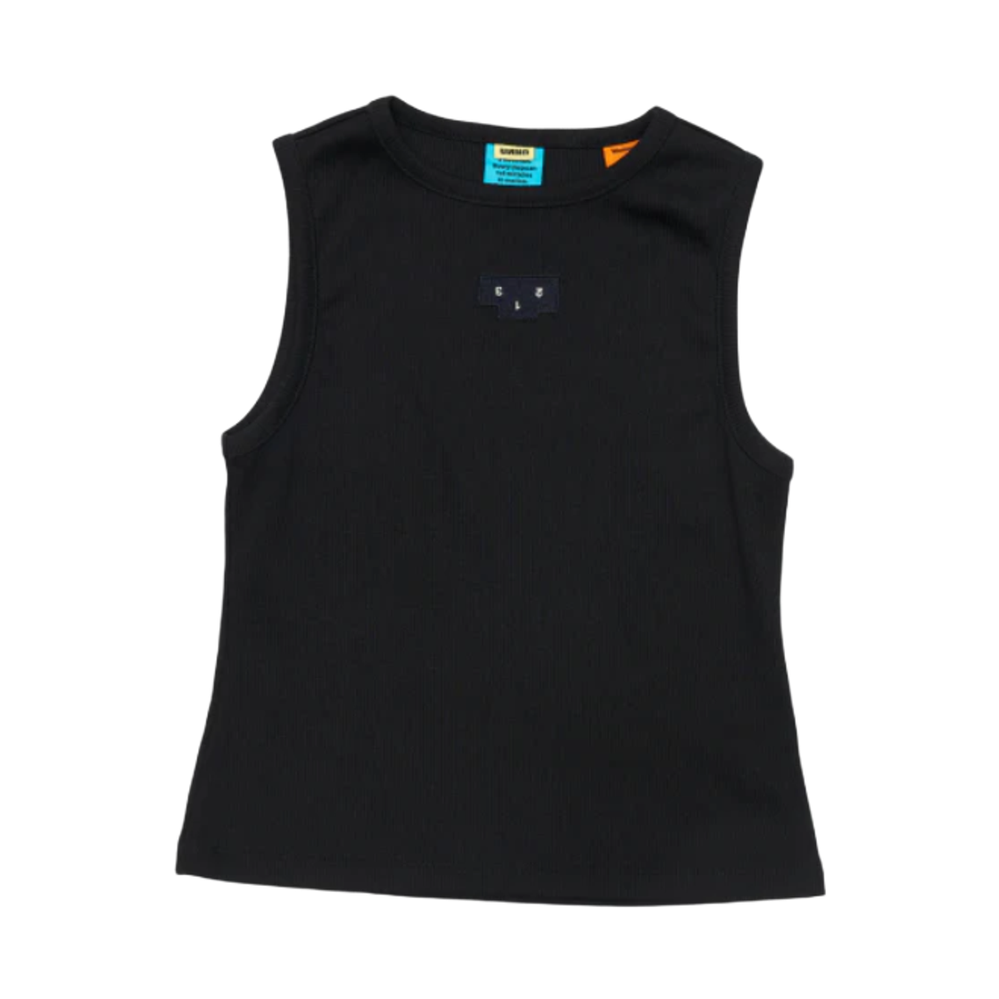 (W) 우나 립 탱크 블랙((W) Unna Rib Tank Black)