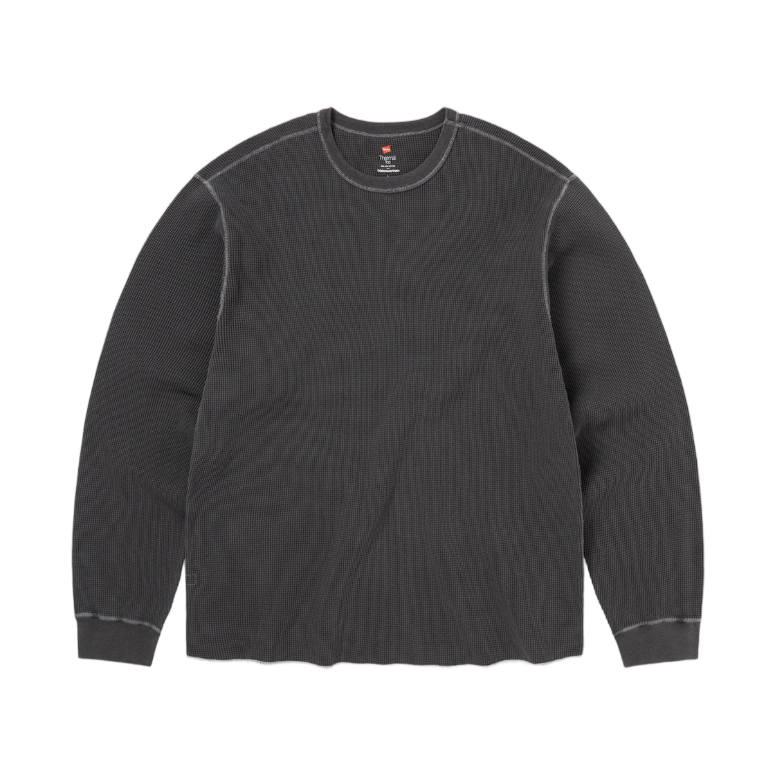 디스이즈네버댓 x 헤인즈 써멀 탑 차콜(thisisneverthat x Hanes Thermal Top Charcoal)
