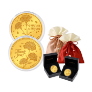 GOLDPANG May Special 1+1 24k Gold Carnation 0.2g 2 Types Set + Special Lucky Gift Package
