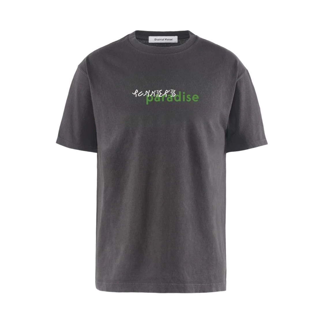 디스트릭트 비전 캘리포니아 코튼 티셔츠 파라다이스 빈티지 블랙(District Vision California Cotton T-Shirt Paradise Vintage Black)