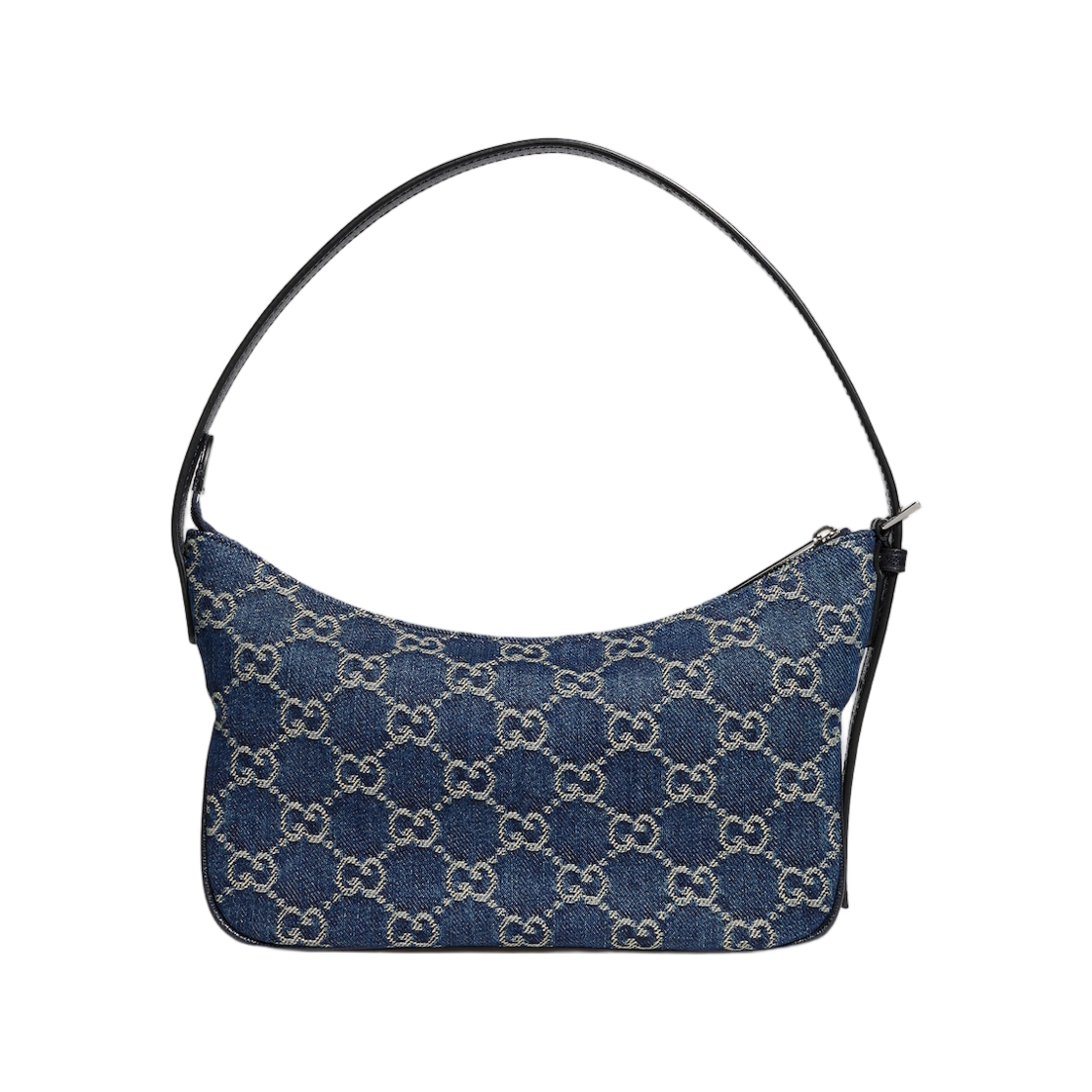 구찌 플라크 스몰 숄더백 다크 블루(Gucci Plaque Small Shoulder Bag Dark Blue) - 2