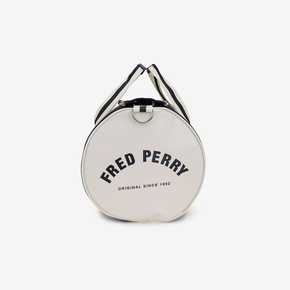 프레드페리 클래식 배럴 백 네이비 에크루(Fred Perry Classic Barrel Bag Navy Ecru) - 3