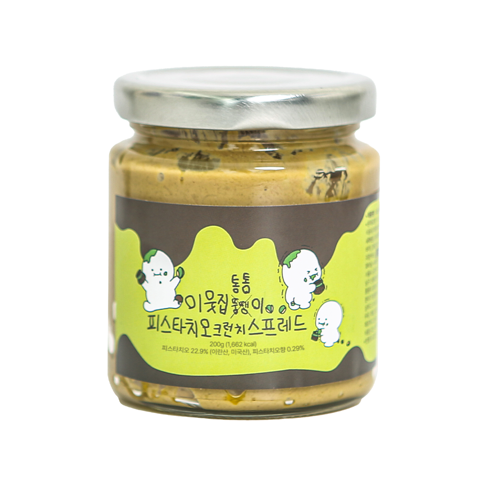 이웃집통통이 피스타치오 크런치 스프레드 200g(tongtonge Pistachio Crunch Spread 200g)