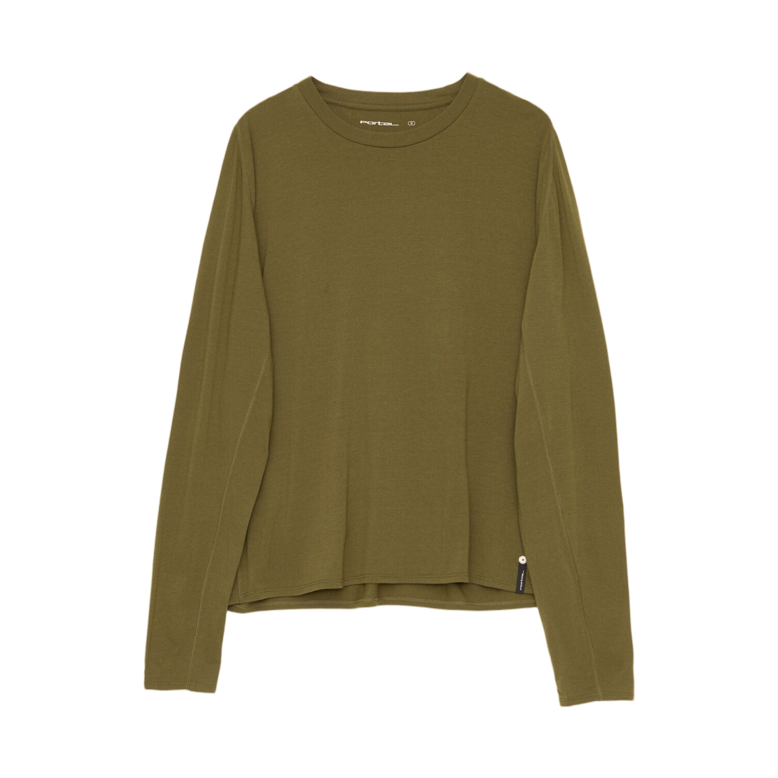 포탈 드리프트 메리노 롱슬리브 티셔츠 다크 올리브(Portal Drift Merino L/S T-Shirt Dark Olive) - 1