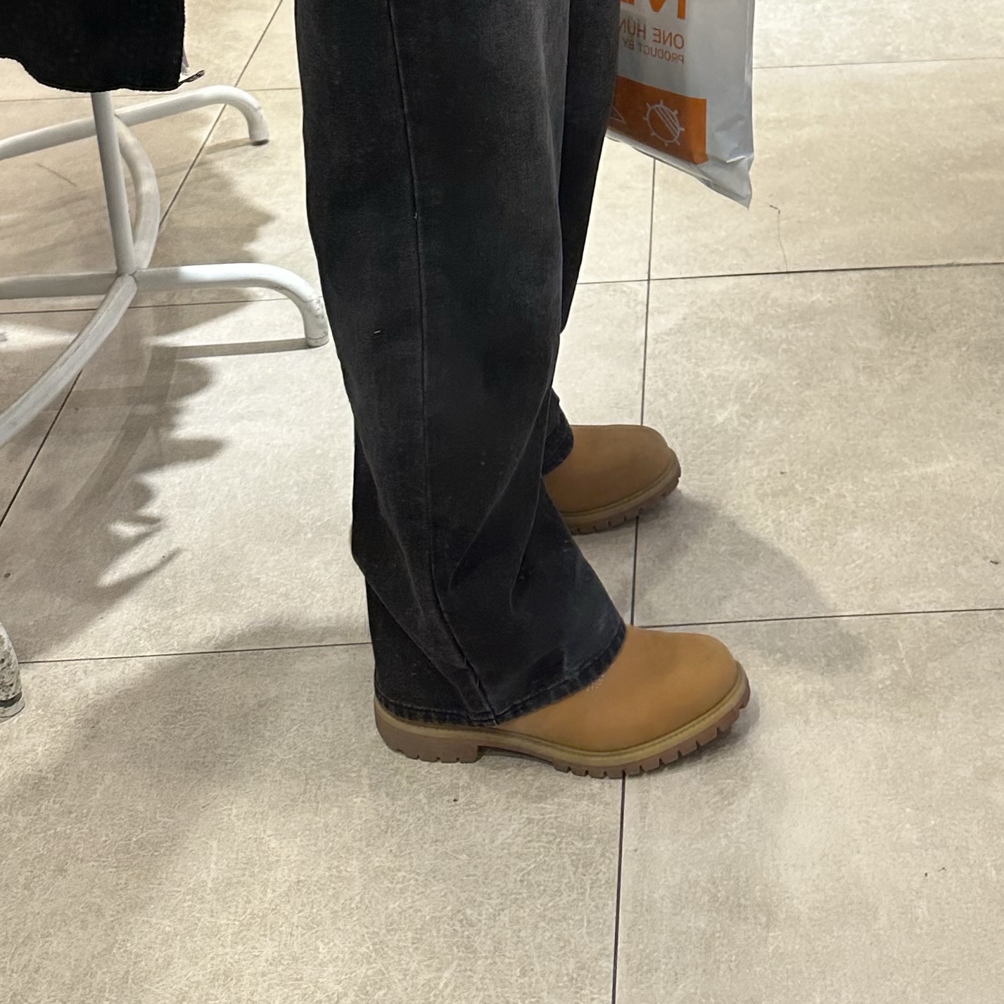 Timberland Premium 6 inch Waterproof Boot Wheat Nubuck - Wide 착용 스타일 - 4