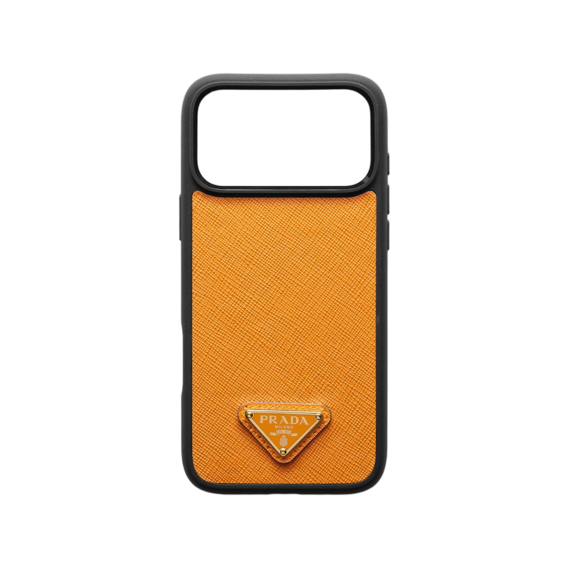프라다 사피아노 레더 케이스 포 아이폰 17 프로 맥스 앰버(Prada Saffiano Leather Case For Iphone 17 Pro Max Amber) - 1