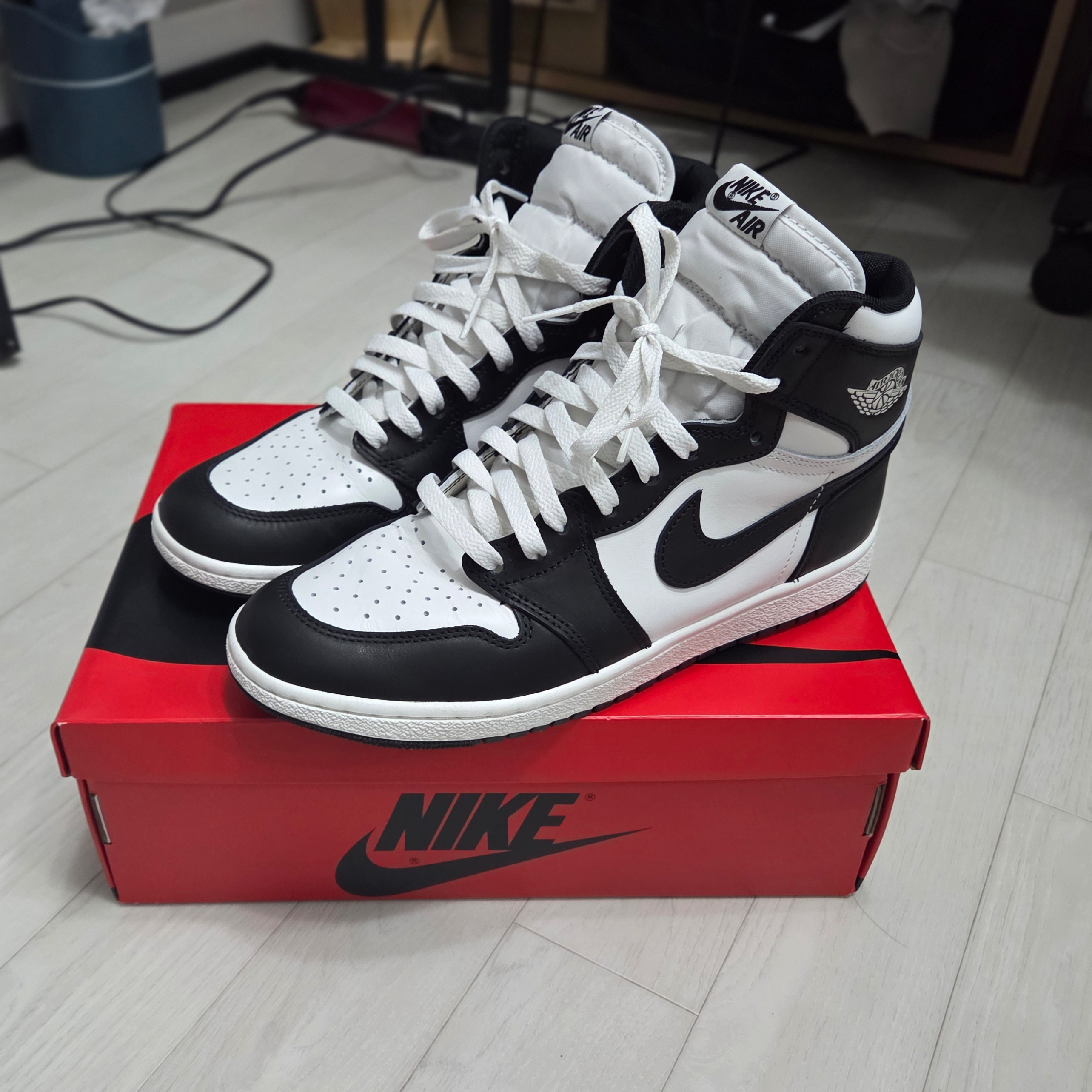 Jordan 1 High 85 Black White 착용 스타일 - 1