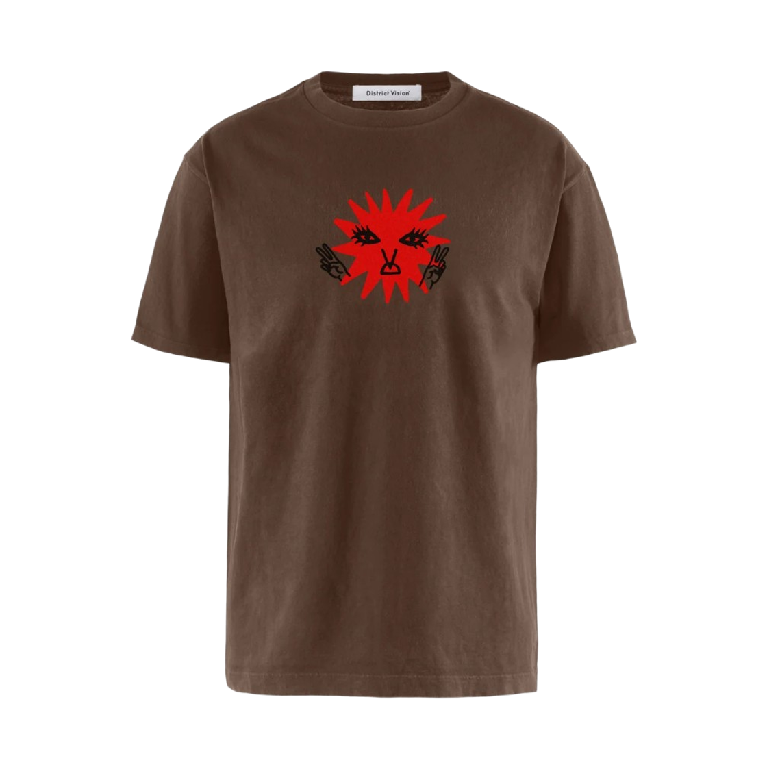 디스트릭트 비전 캘리포니아 코튼 티셔츠 피스 선샤인(District Vision California Cotton T-Shirt Peace Sunshine)