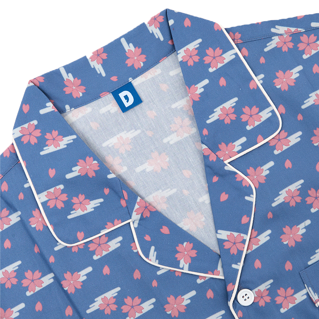 댄꼼마 x 명탐정 코난 하인성 부적 패턴 반팔 잠옷(DANCOMMA × Detective Conan Hainseong Talisman Pattern Short Sleeve Pajama Set) - 2