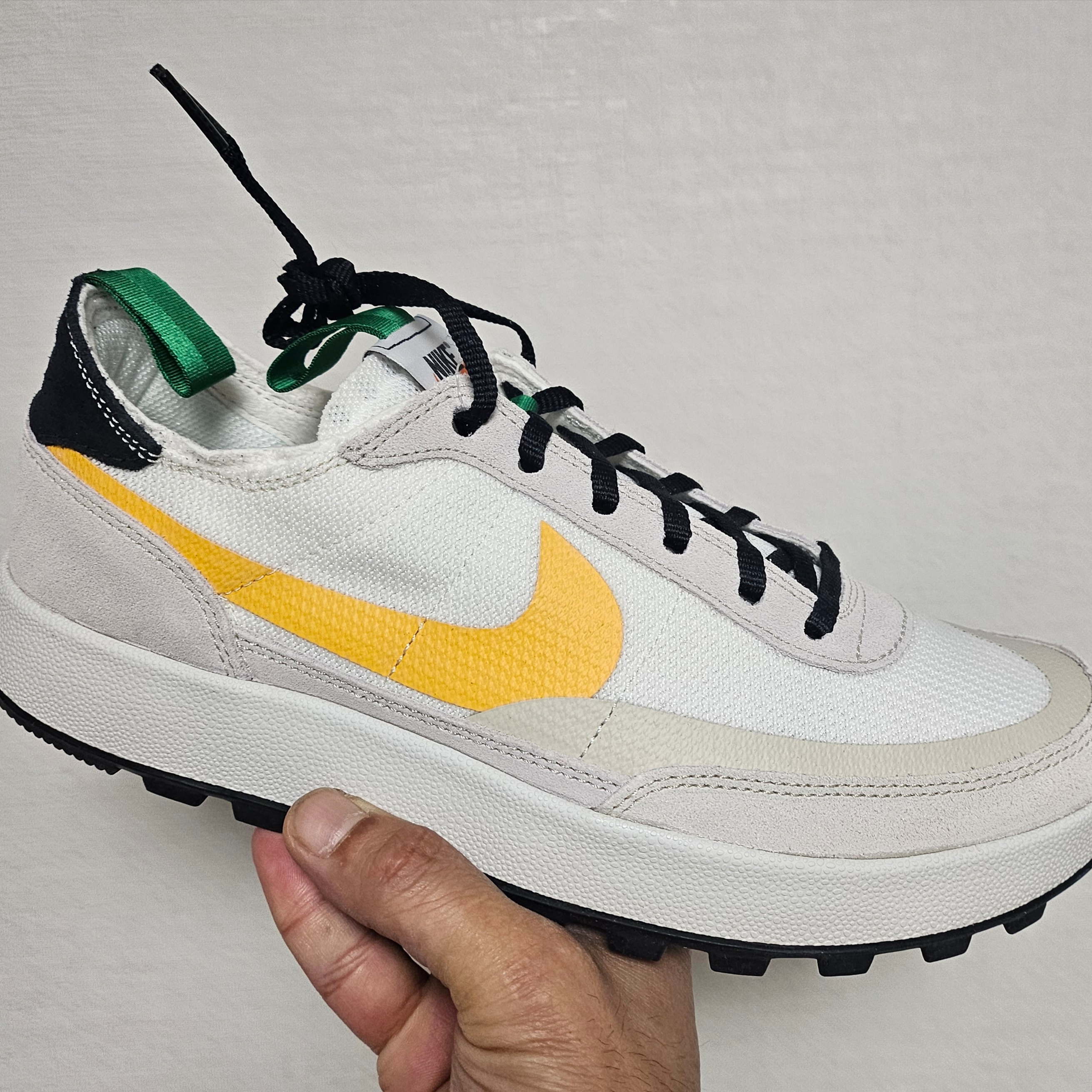 Nike x Tom Sachs General Purpose Shoe Pine Green University Gold 착용 스타일 - 1