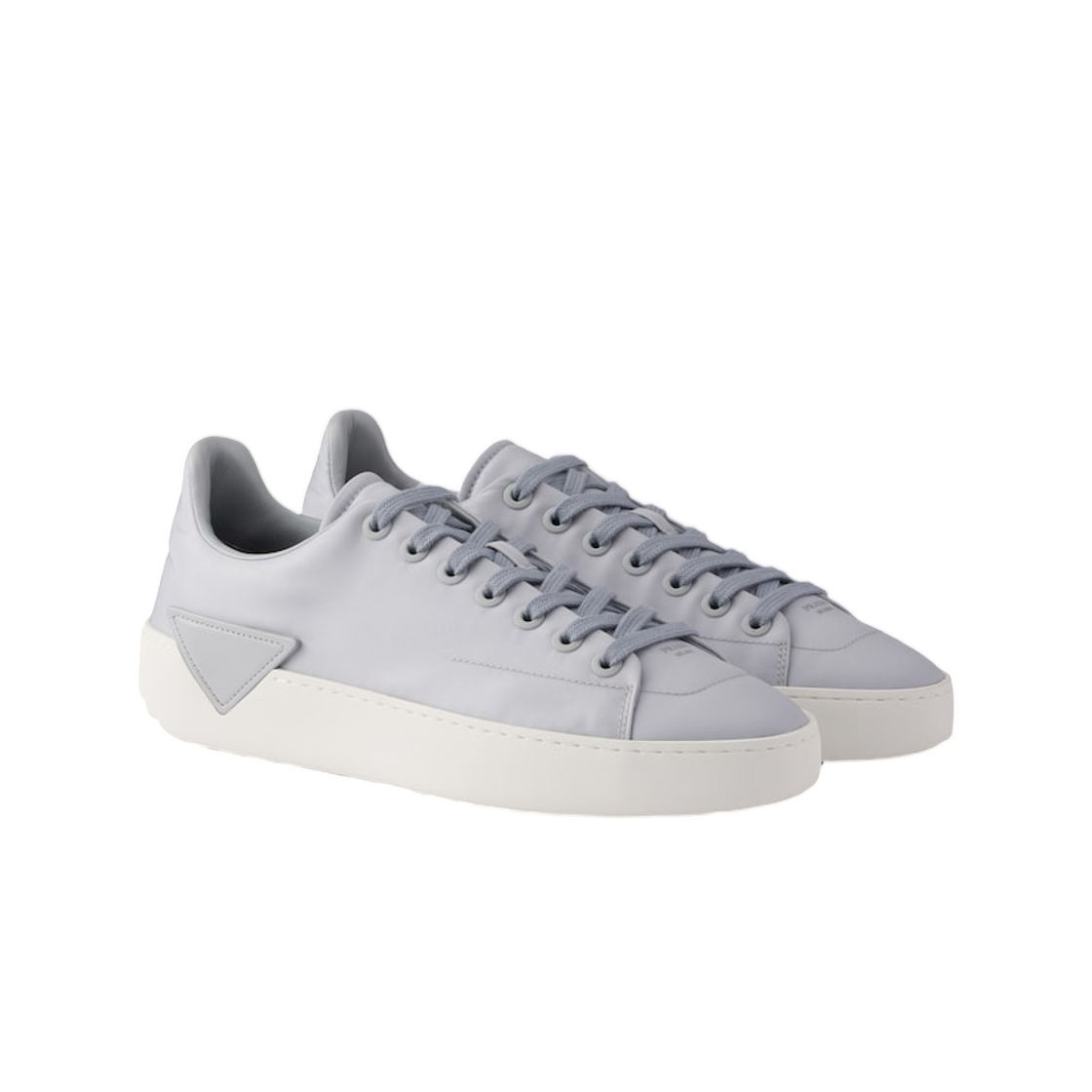 프라다 코트 리나일론 스니커즈 펄 그레이(Prada Court Re-Nylon Sneakers Pearl Gray) - 2