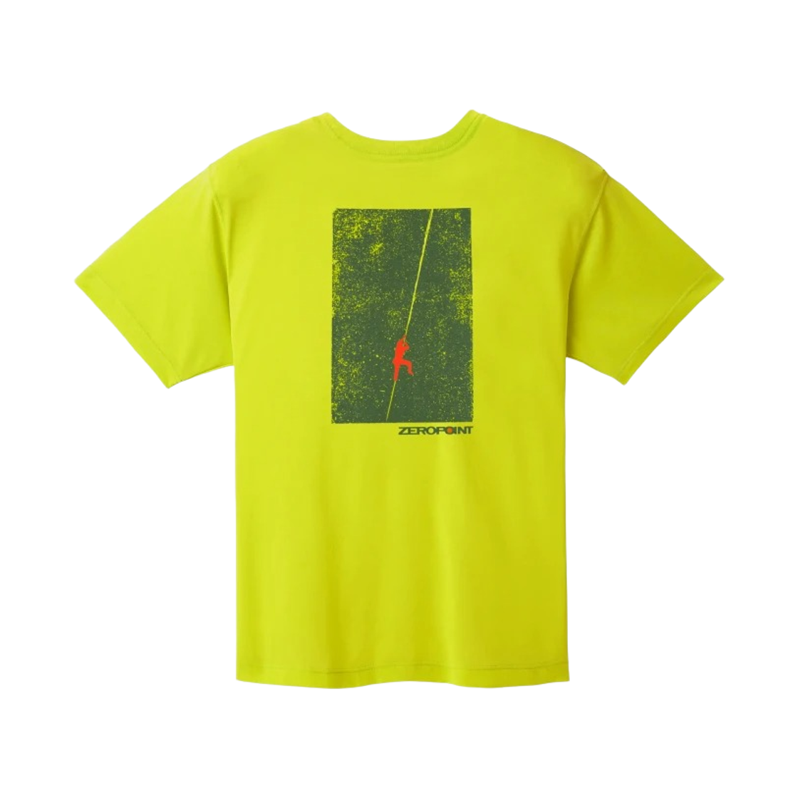1114840 Montbell Wickron Zero Point Crack T-Shirt Yellow