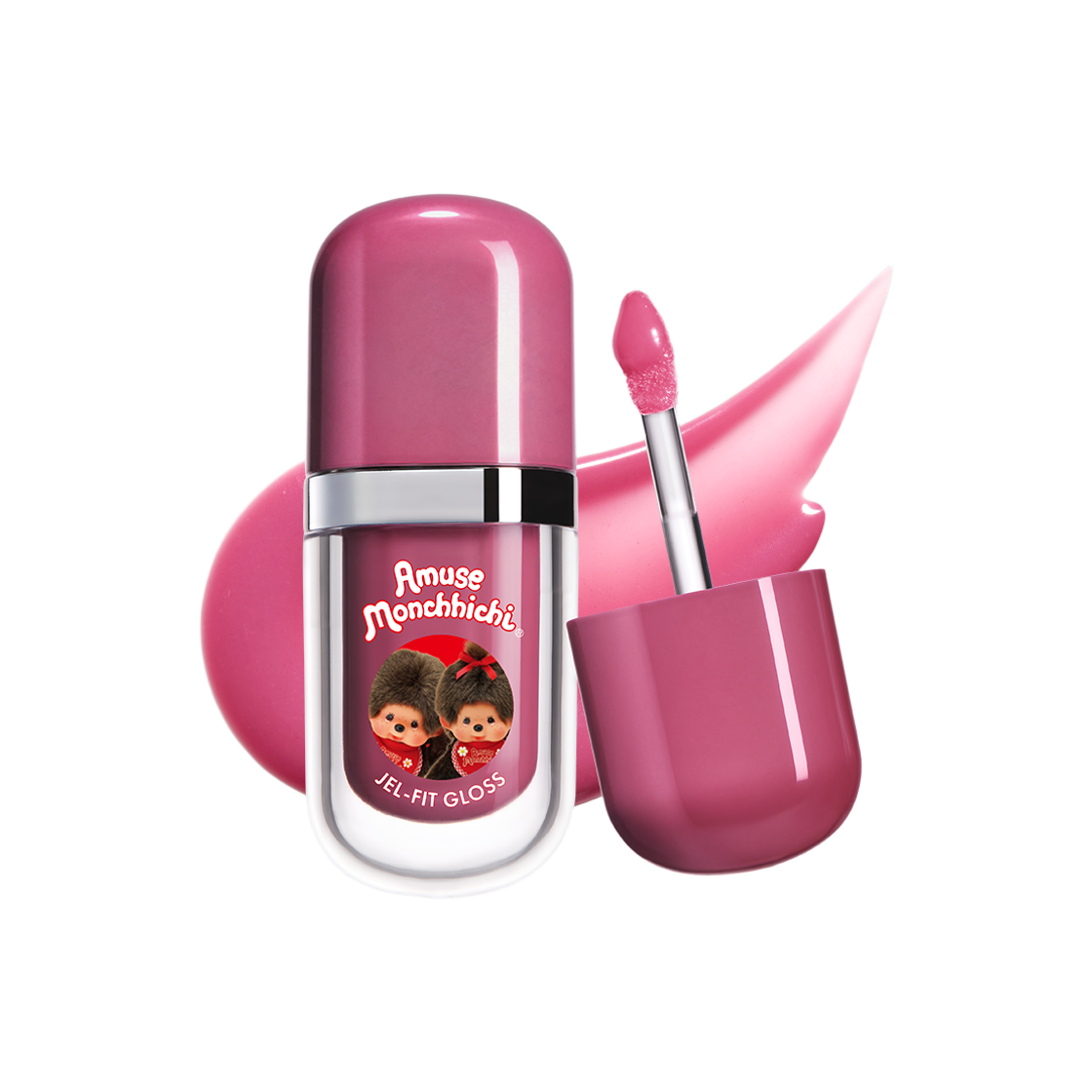 [몬치치 한정판][사은품 증정] 어뮤즈 젤핏 글로스([MONCHHICHI LIMITED EDITION][GIVEAWAY] AMUSE JEL-FIT GLOSS) - 2