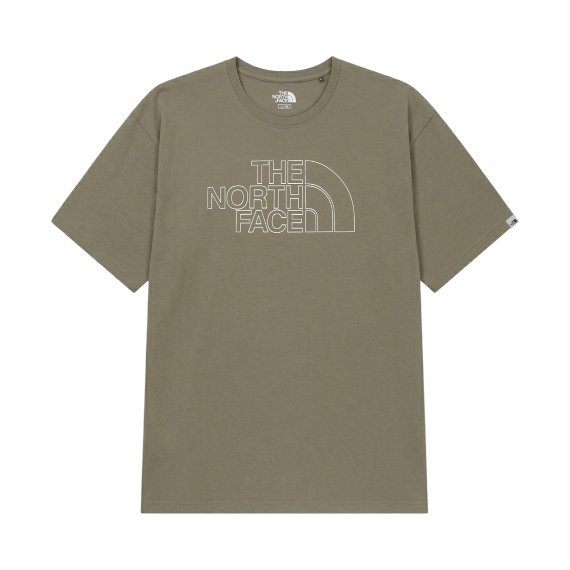 NT7US02K The North Face White Label Terrafold S/S R/T-Shirt Beige Brown - 26SS