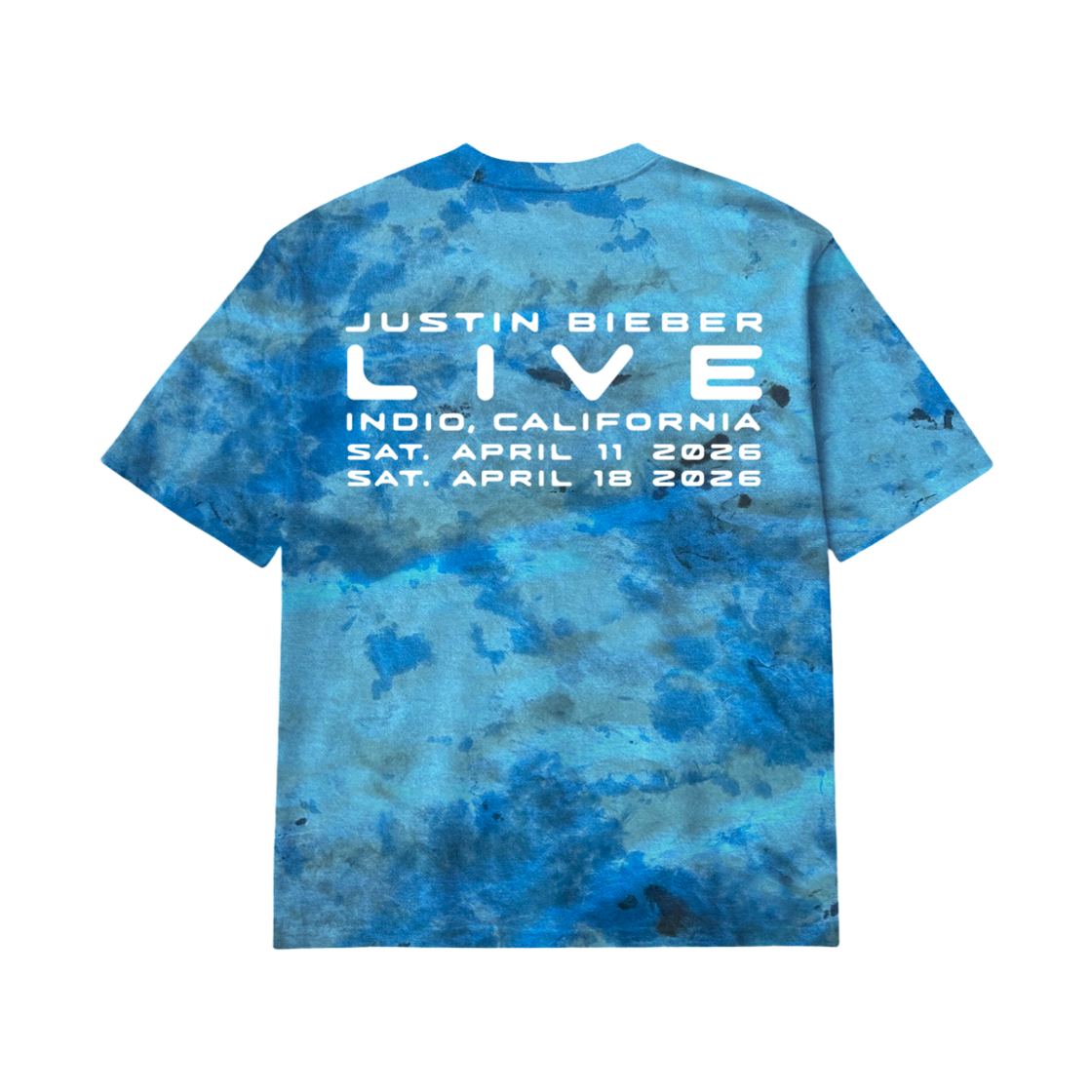 스카이라크 x 코첼라 타이 다이 티셔츠 블루(SKYLRK x Coachella Tie Dye T-Shirt Blue) - 1