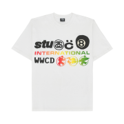 Stussy x Cactus Plant Flea Market International T-Shirt White