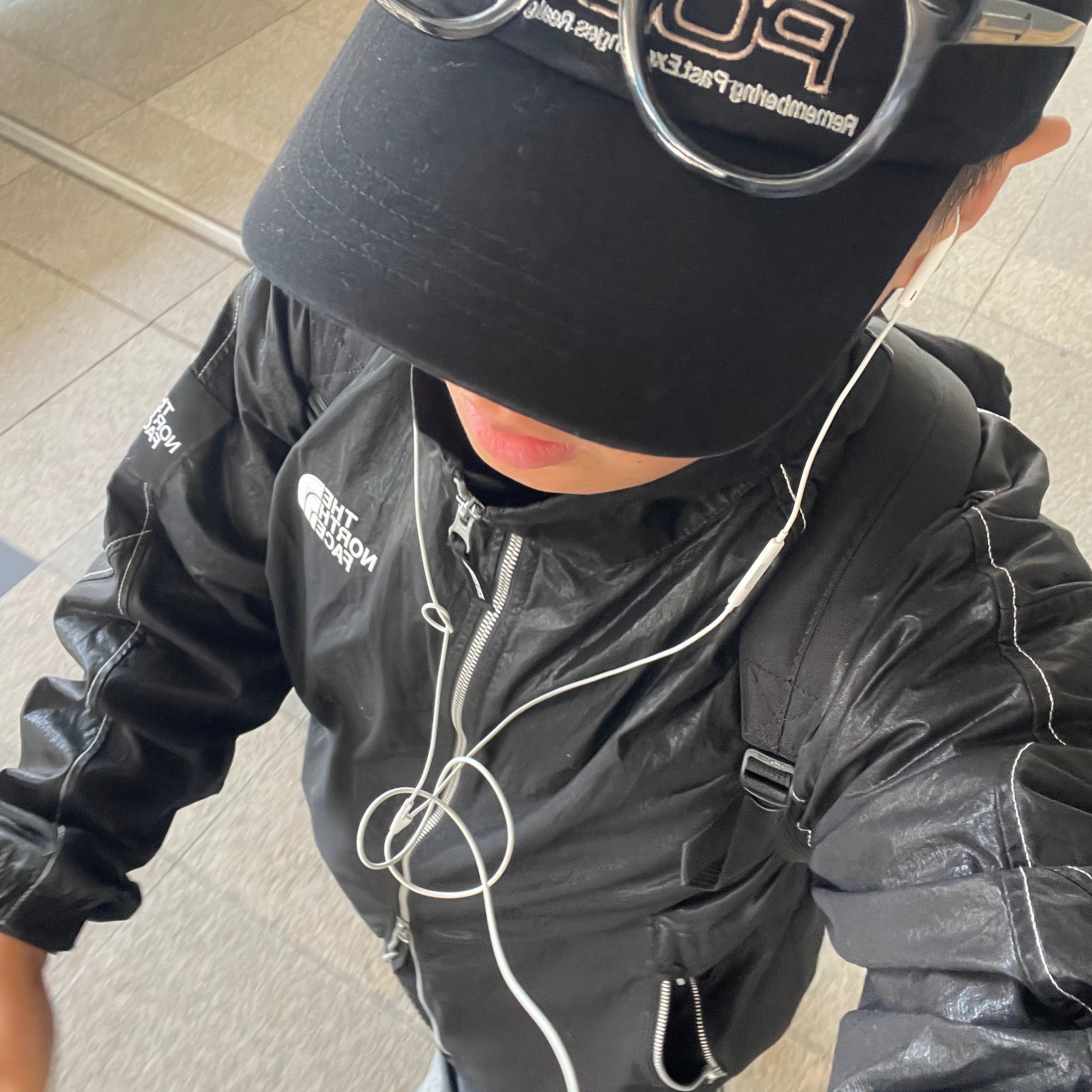 The North Face White Label Novelty Olema Jacket Black 착용 스타일