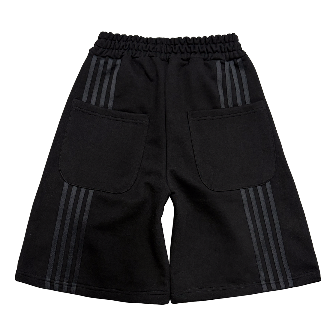 비피투디스오더 원턱 버뮤다 팬츠 블랙(BP2DISORDER One-tuck Bermuda pants black)