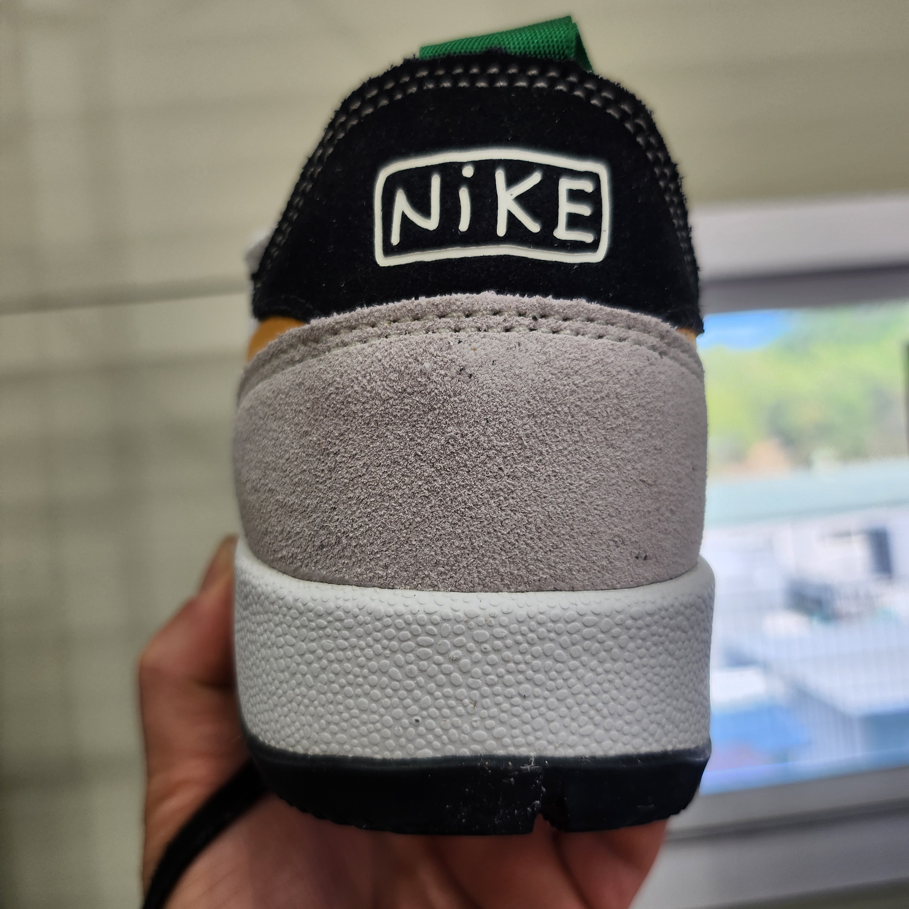 Nike x Tom Sachs General Purpose Shoe Pine Green University Gold 착용 스타일 - 3