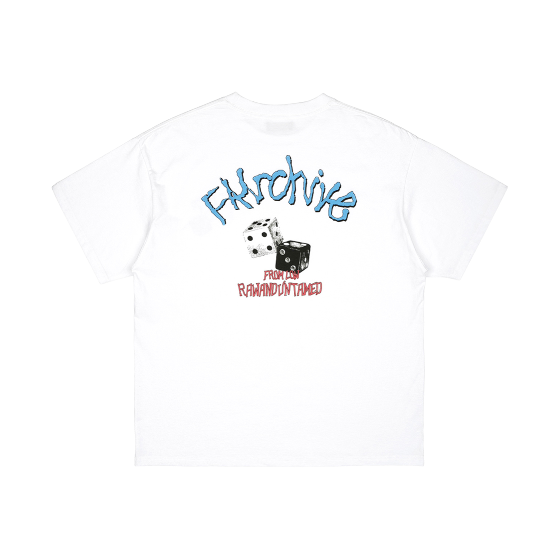 파프롬왓 그래피티 앤 다이스 그래픽 티셔츠(Farfromwhat Graffiti & Dice Graphic T-Shirt)