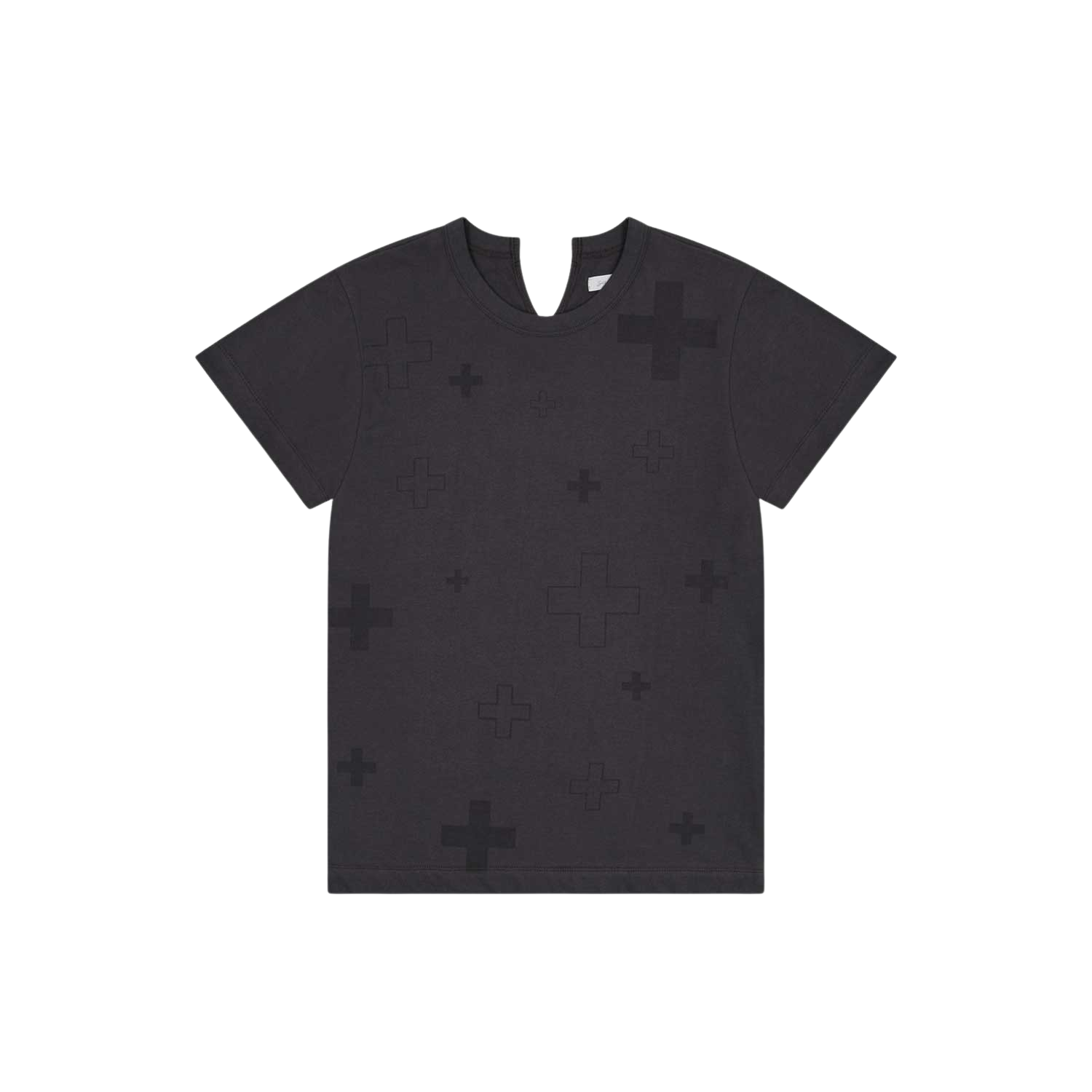 사파리스팟 1/2 스플릿 햄 플러스 티셔츠 와인(Safarispot 1/2 Split Hem Plus T-Shirt Wine) - 1