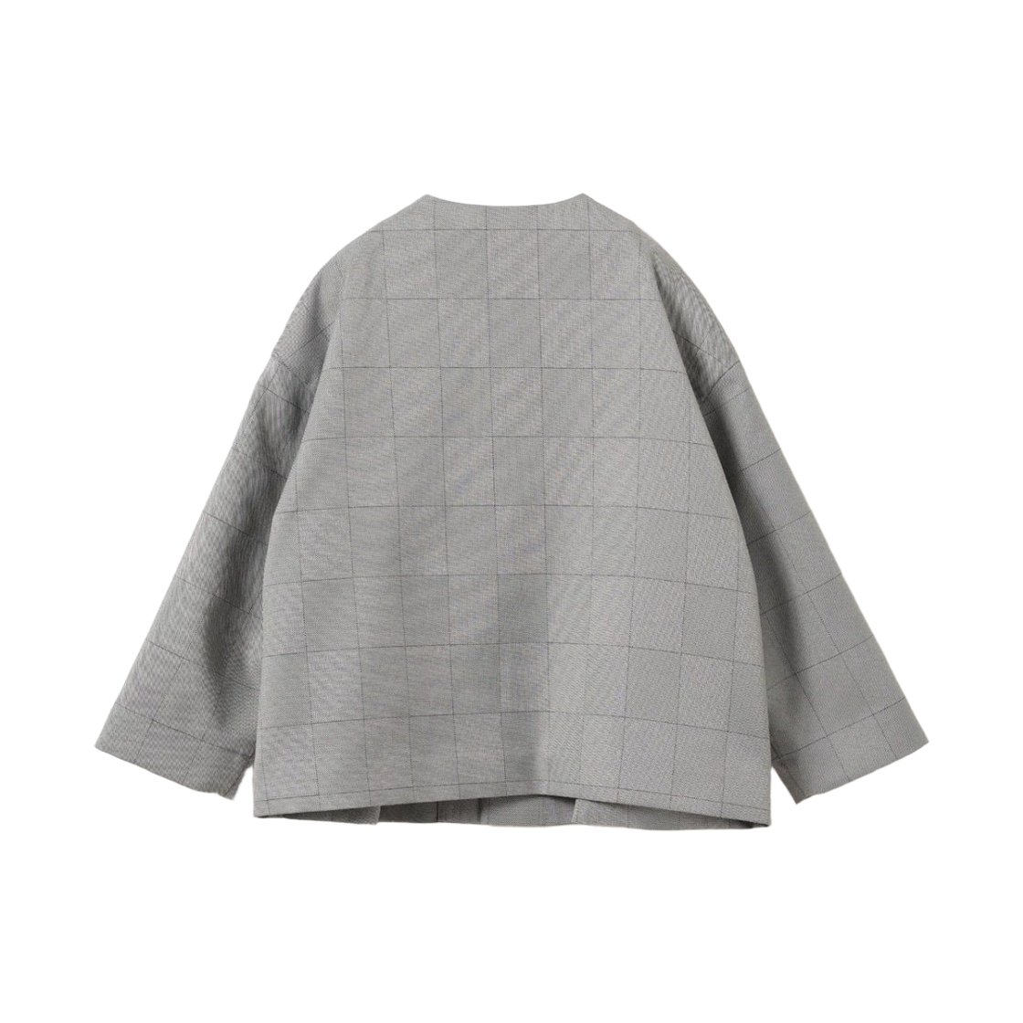 (키즈) 비밍 바이 빔즈 세레모니 체크 칼라리스 자켓 글렌 체크((Kids) B:Ming By Beams Ceremony Check Collarless Jacket Glen Check) - 2