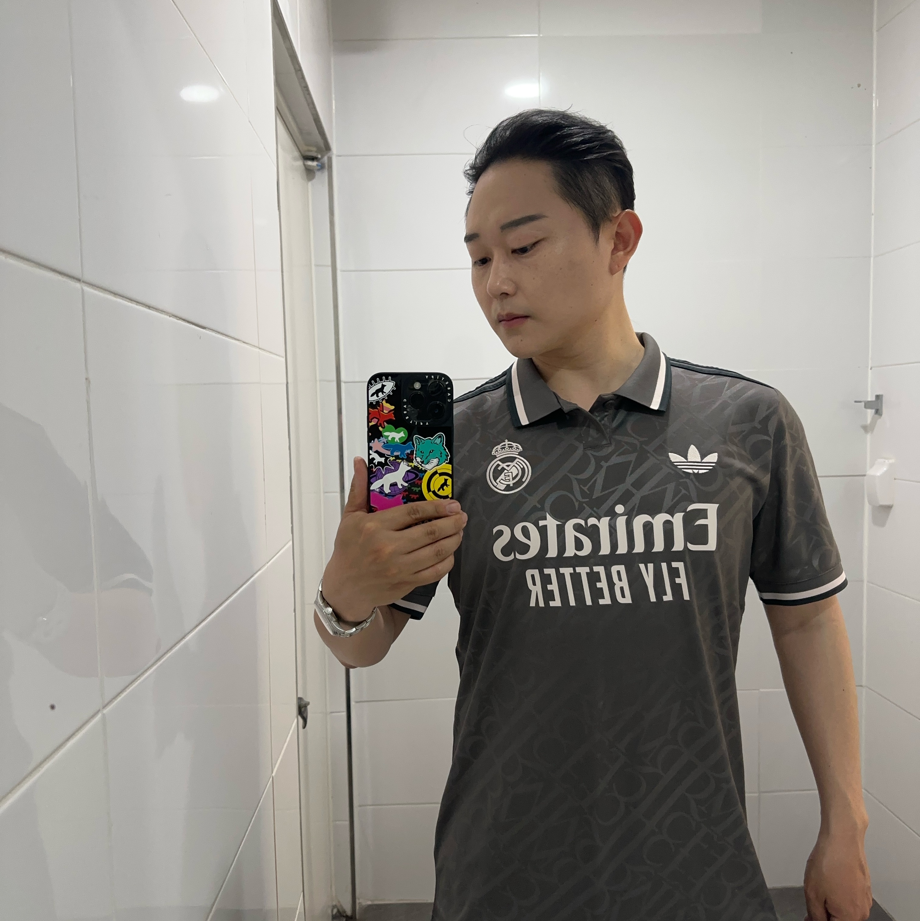 Adidas Real Madrid 2024/25 3rd Jersey Charcoal - KR Sizing (Non Marking Ver.), Hamilton Jazzmaster Open Heart Auto 40mm Stainless Steel Silver 착용 스타일