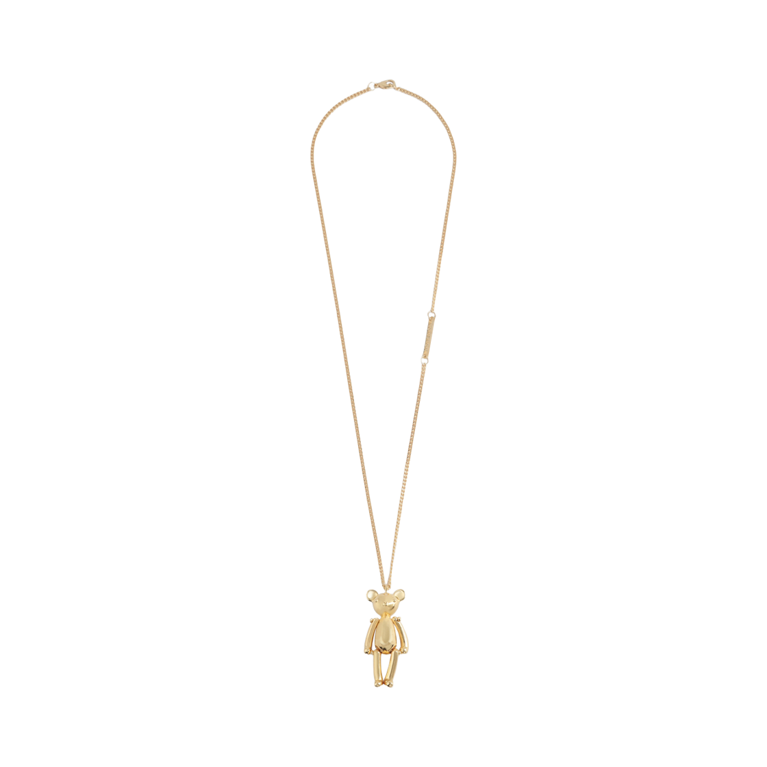 논논 베어 넥클리스 실버925 (18K 골드 플레티드)(Nonenon Bear Necklace Silver925 (18K Gold Plated)) - 4