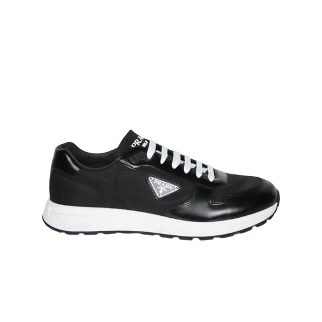 프라다 프락스 01 리나일론 브러쉬드 레더 스니커즈 블랙(Prada Prax 01 Re-Nylon and Brushed Leather Sneakers Black)