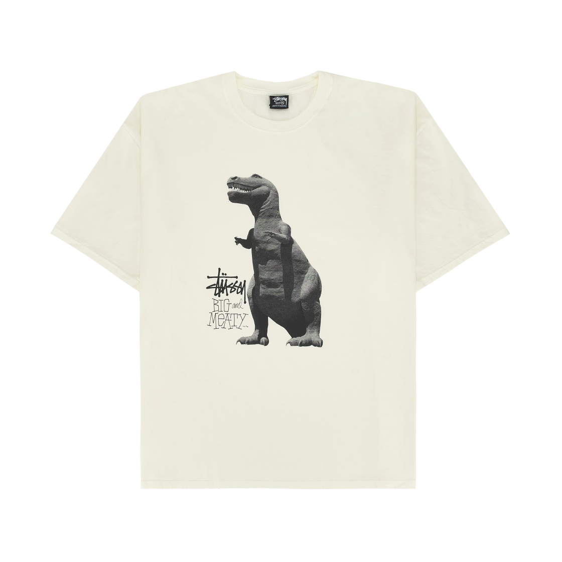 스투시 빅 앤 미티 피그먼트 다이드 티셔츠 내츄럴