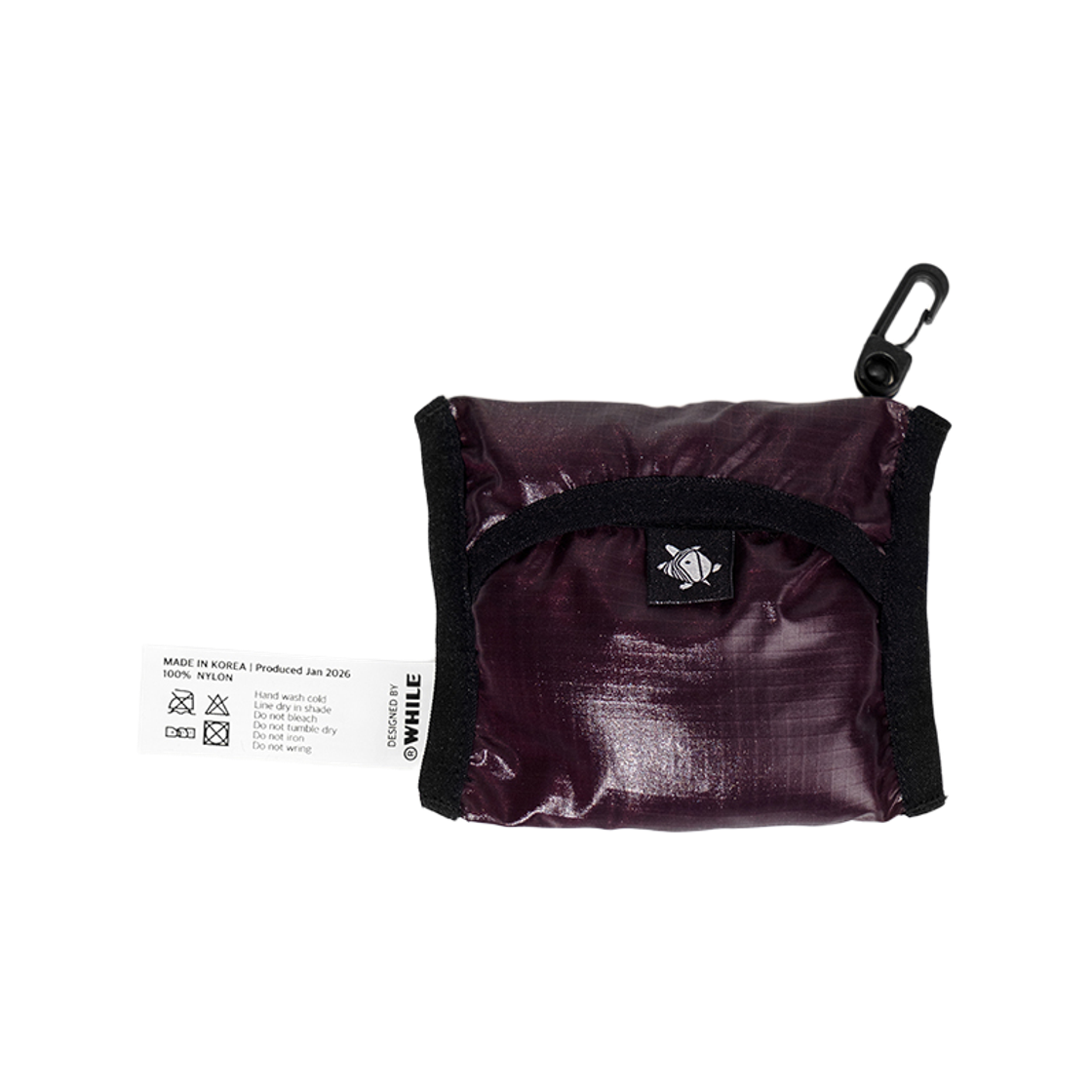 와일 터틀 포켓백 딥 플럼(WHILE Turtle Pocket Bag Deep Plume) - 2
