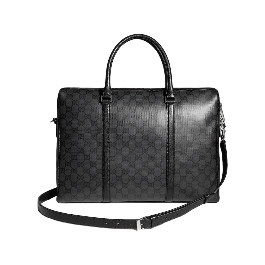 구찌 GG 미디움 브리프케이스 블랙(Gucci GG Medium Briefcase Black) - 2