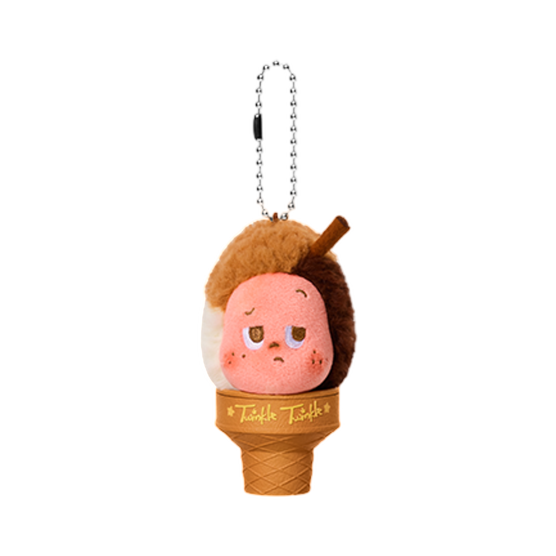 팝마트 트윙클 트윙클 문 젤라또 시리즈 아이스크림 인형 키링 시나몬 위스키 젤라또 (개봉 박스)