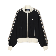[6% 적립] FILA 1911 Women Knit Track Zip-up Black