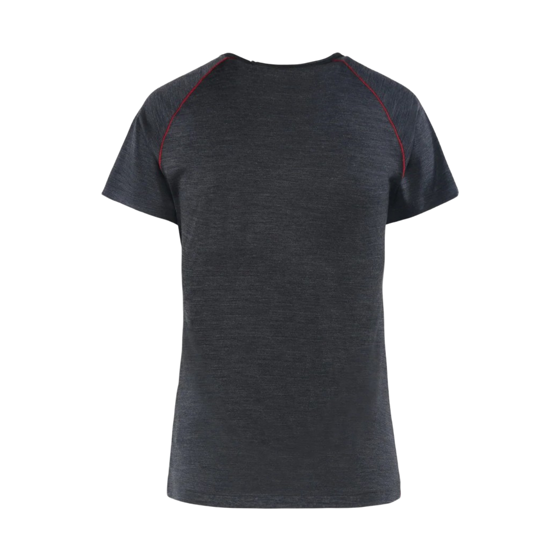 (W) 디스트릭트 비전 메리노 숏슬리브 피티드 티셔츠 다크 헤더((W) District Vision Merino Short Sleeve Fitted T-Shirt Dark Heather) - 2