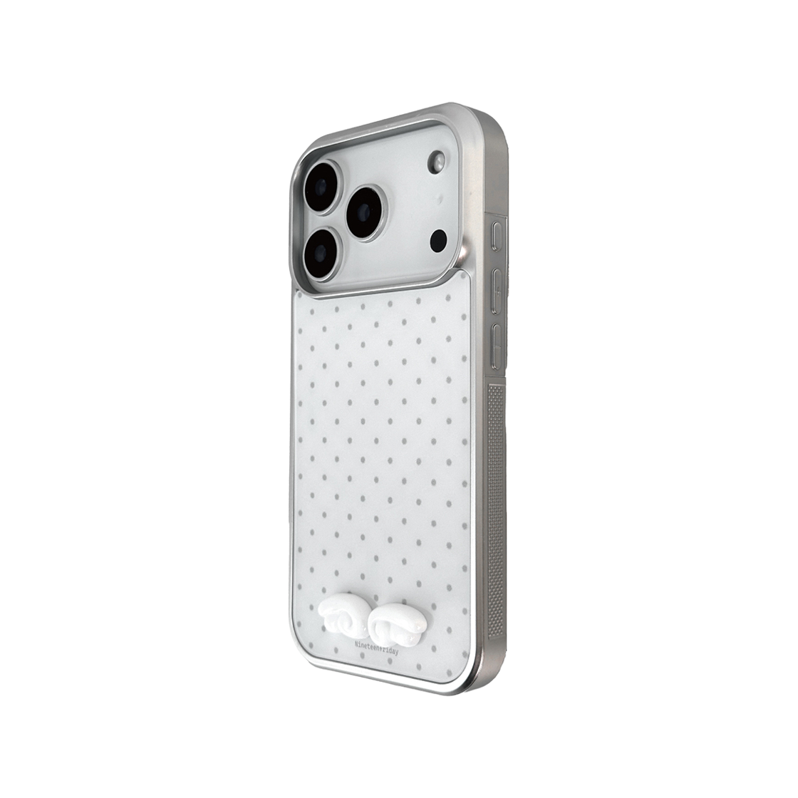 나인틴프라이데이 입체 엔젤 도트 맥세이프 에폭시 케이스 - 화이트(NINETEENFRIDAY 3D Angel Dot Magsafe Epoxy Case - WHITE) - 2