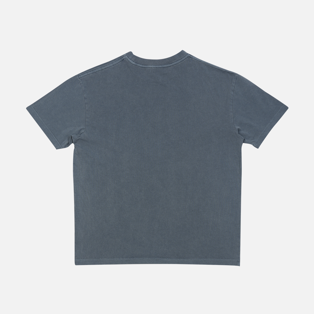 맨하탄 레코즈 피그먼트 스택 로고 티 - 블루(Manhattan Records Pigment Stack Logo Tee - Blue) - 3