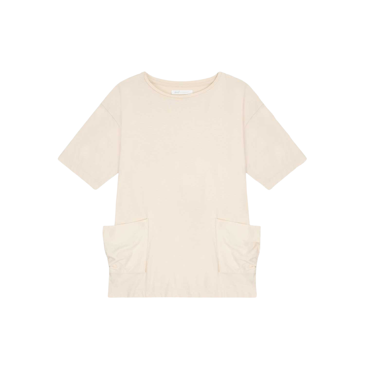 사파리스팟 1/2 도트 라인 투 포켓 티셔츠 아이보리(Safarispot 1/2 Dot Line Two Pocket T-Shirt Ivory) - 1