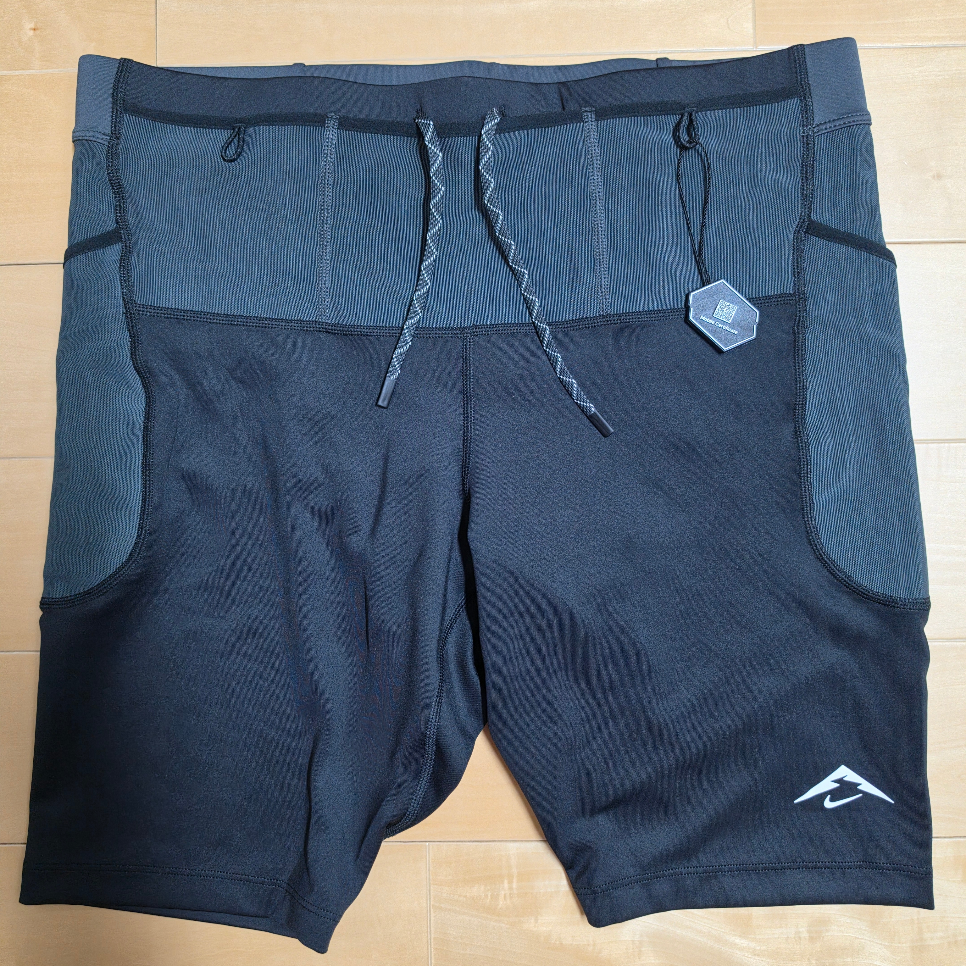 Nike Lava Loops Dri-Fit ADV Running Tights Black Anthracite - Asia 착용 스타일 - 1