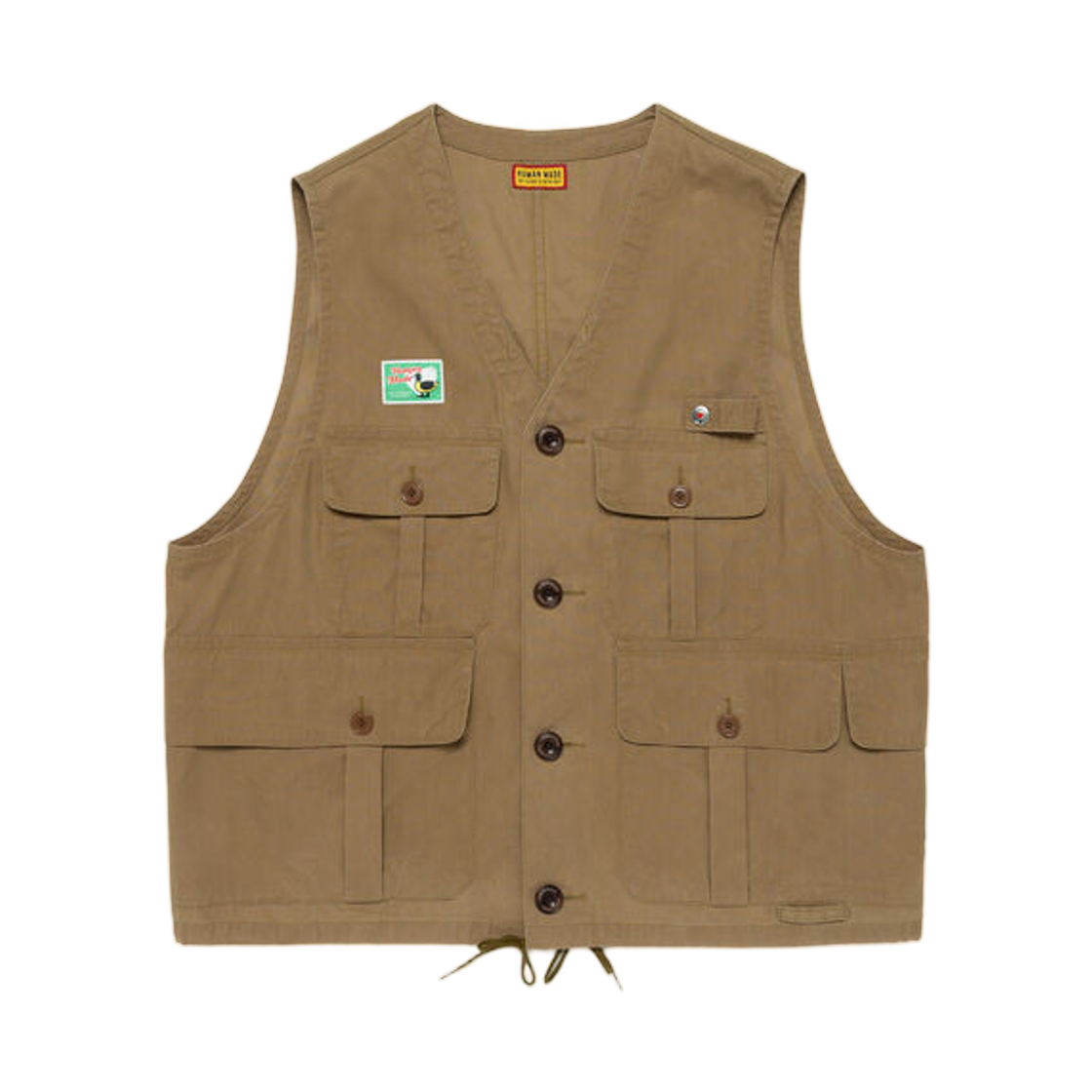 HM31JK015 Human Made Hunting Vest Beige