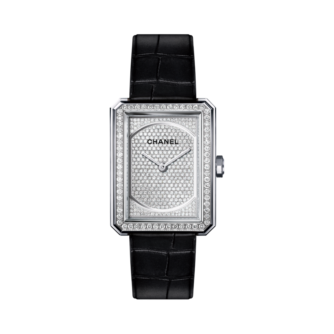 샤넬 보이프렌드 워치 미디엄 모델 화이트 골드 다이아몬드(Chanel Boy·Friend Watch Medium Model White Gold Diamonds)