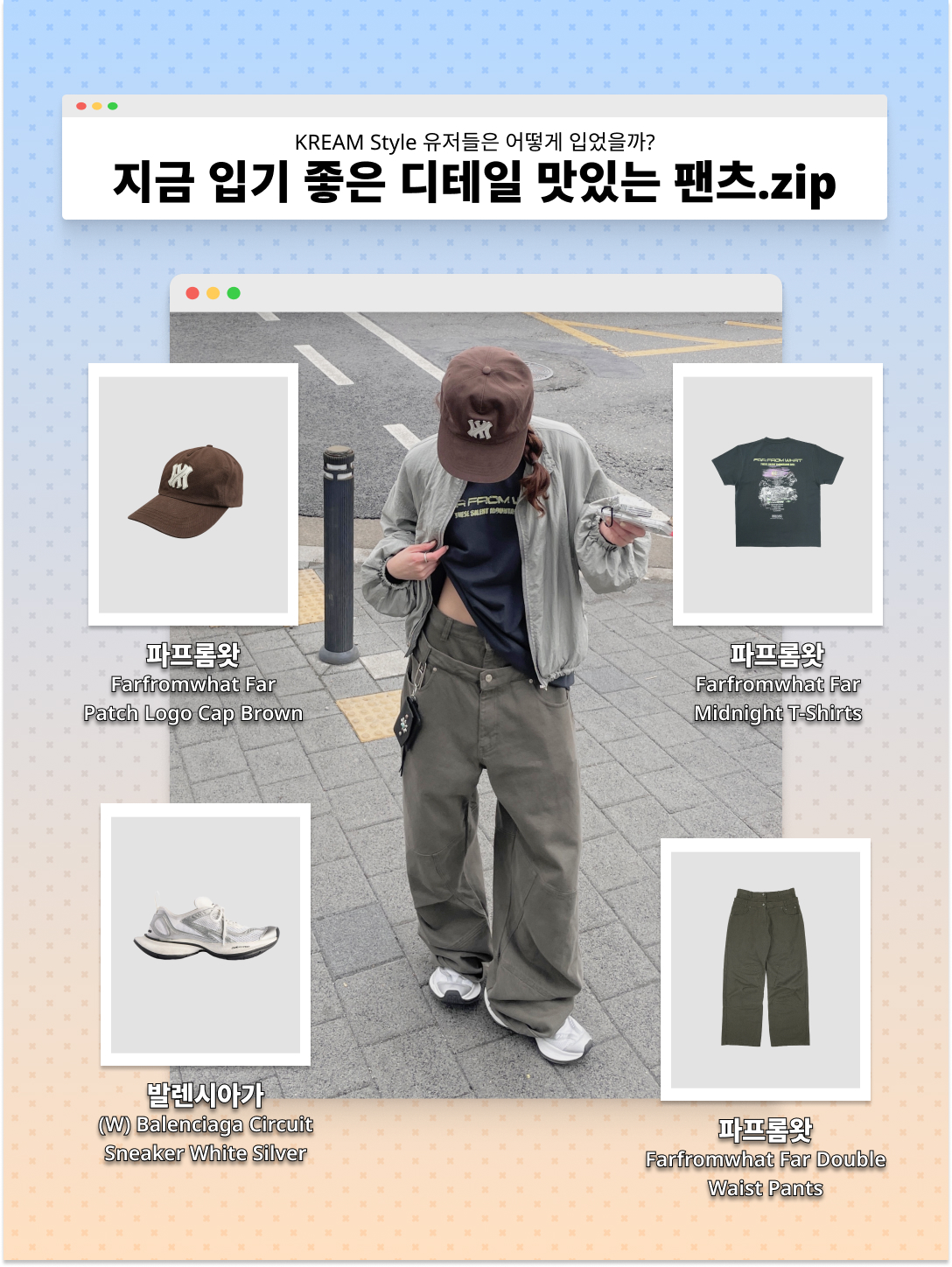 IGNOTA Core:14 Shell Cargo Pants Indigo, LOSTGARDEN Phantom 착용 스타일 - 2