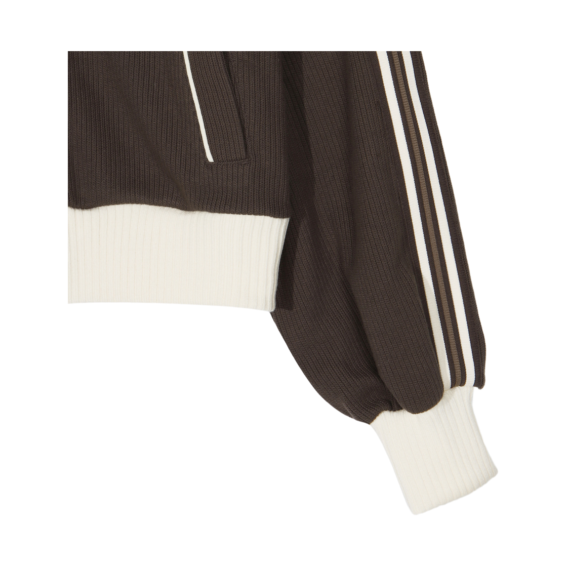 [6% 적립] 휠라 1911 여성 니트 트랙 집업 브라우니([6% 적립] FILA 1911 Women Knit Track Zip-up Dark Brownie) - 4