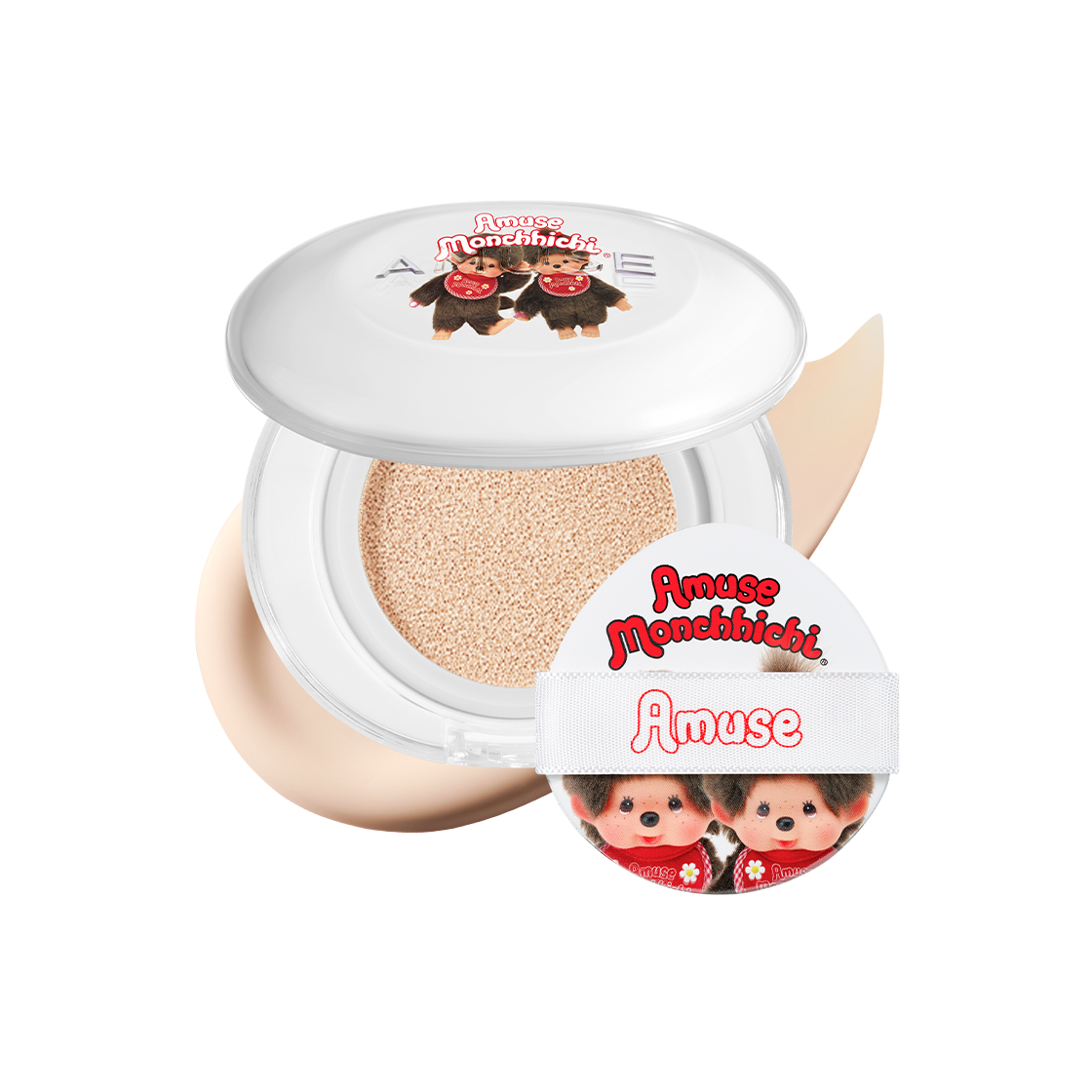 [몬치치 한정판][사은품 증정] 어뮤즈 세라믹 스킨 퍼펙터 쿠션([MONCHHICHI LIMITED EDITION][GIVEAWAY] AMUSE CERAMIC SKIN PERFECTOR CUSHION) - 3