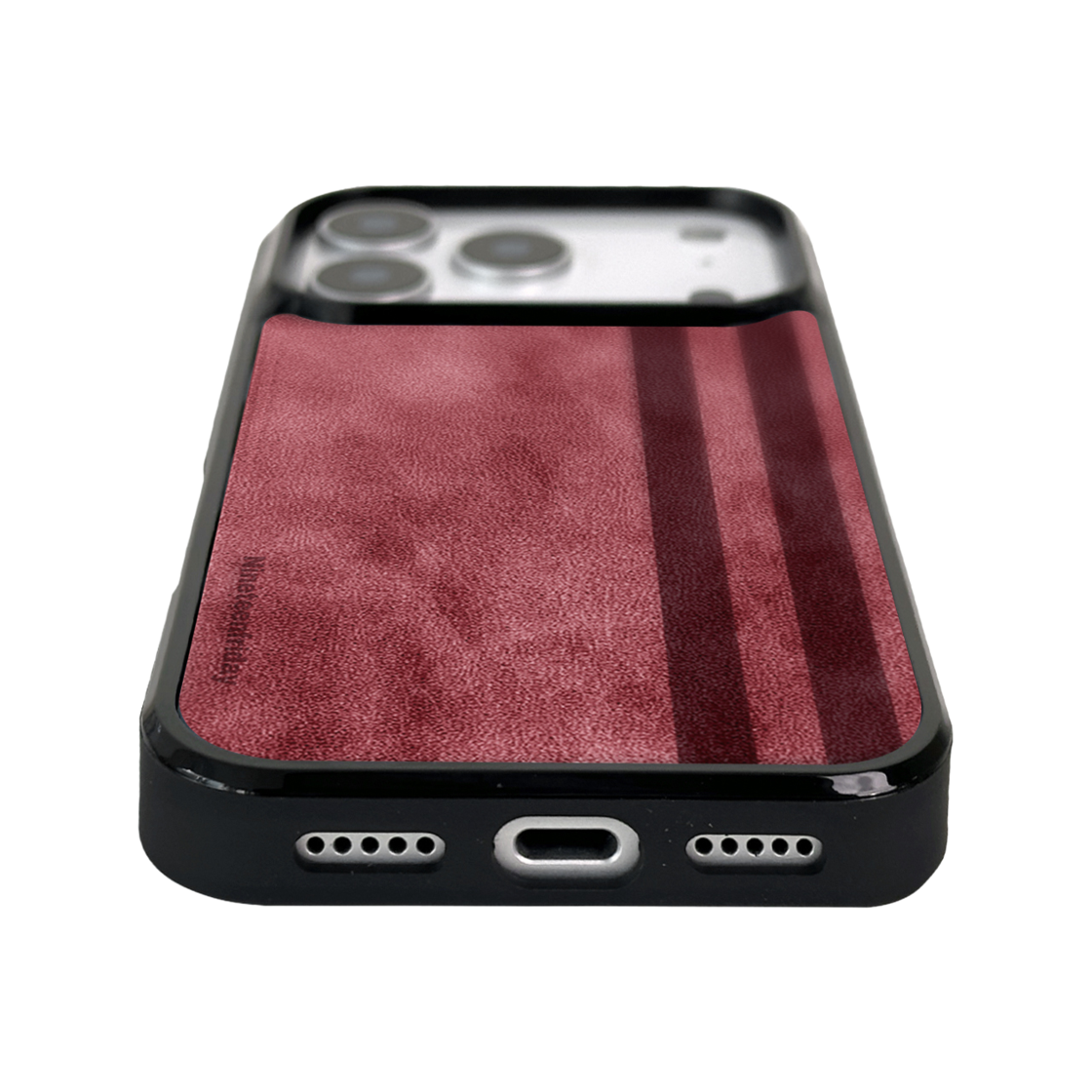나인틴프라이데이 레거시 벨벳 라인 맥세이프 에폭시 케이스 - 레드(NINETEENFRIDAY Legacy Velvet Line Magsafe Epoxy Case - RED) - 4