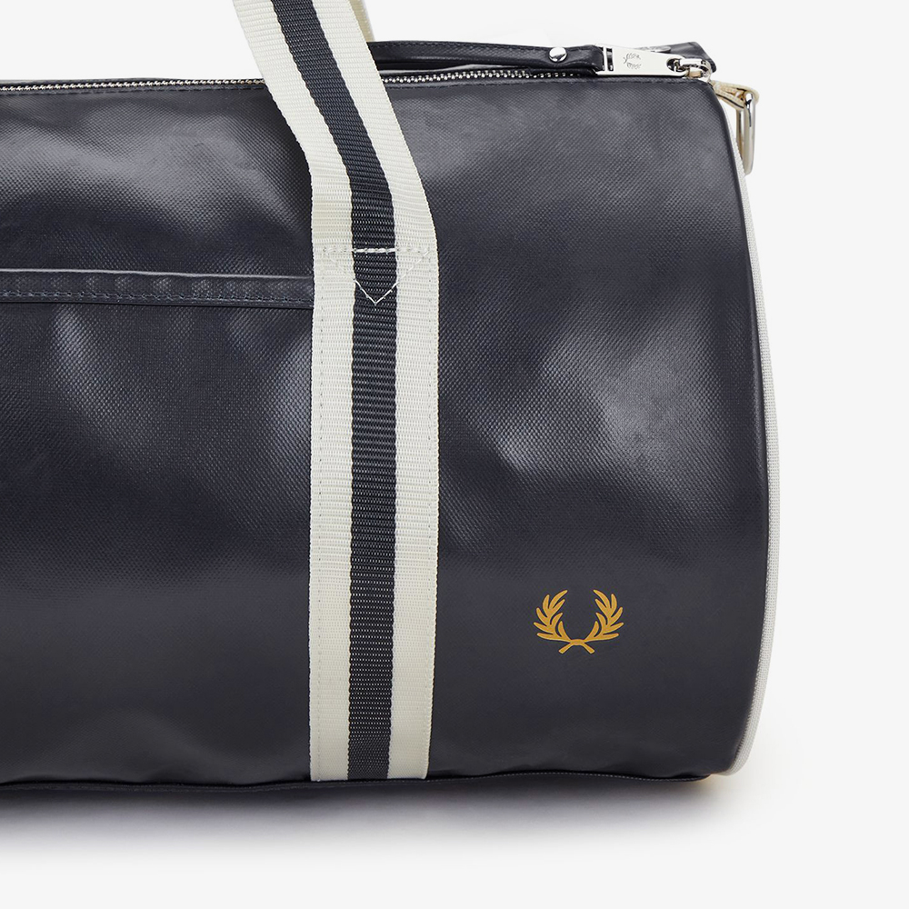 프레드페리 클래식 배럴 백 네이비 에크루(Fred Perry Classic Barrel Bag Navy Ecru) - 5