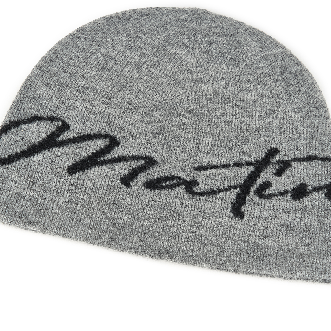마뗑킴 마틴 로고 스크립트 비니 그레이(Matin Kim Matin Logo Script Beanie Grey) - 3