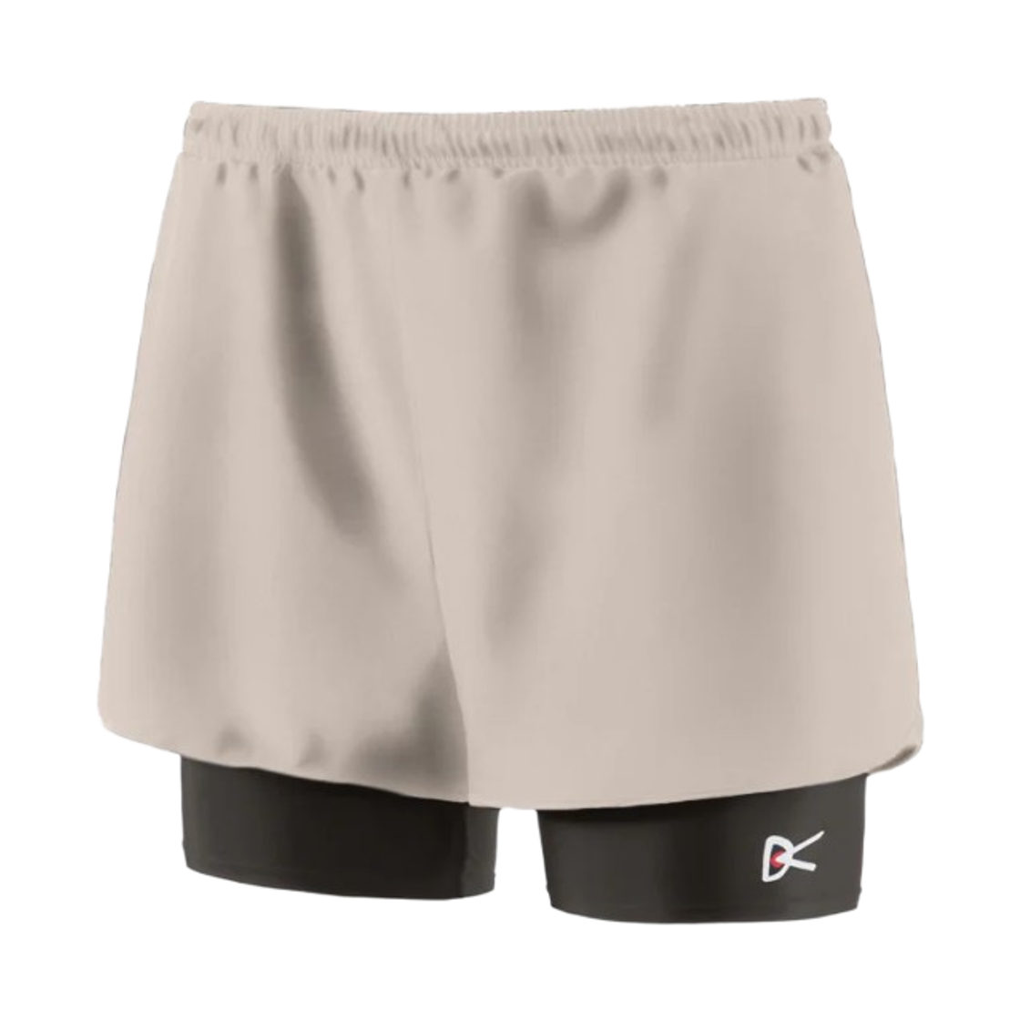 (W) 디스트릭트 비전 레이어드 트레일 쇼츠 카키 슬레이트 브라운((W) District Vision Layered Trail Shorts Khaki Slate Brown) - 1